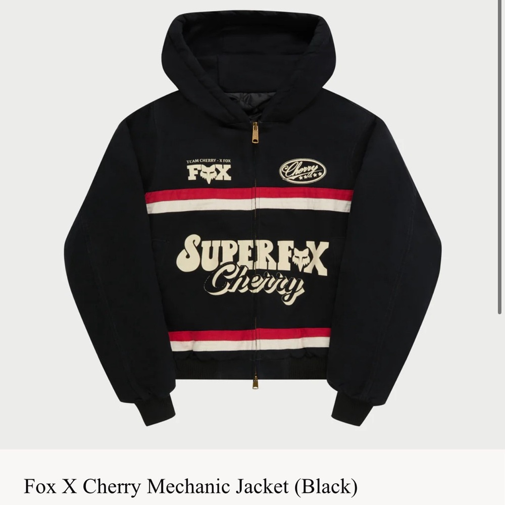 Fox X Cherry Mechanic Jacket (Black)